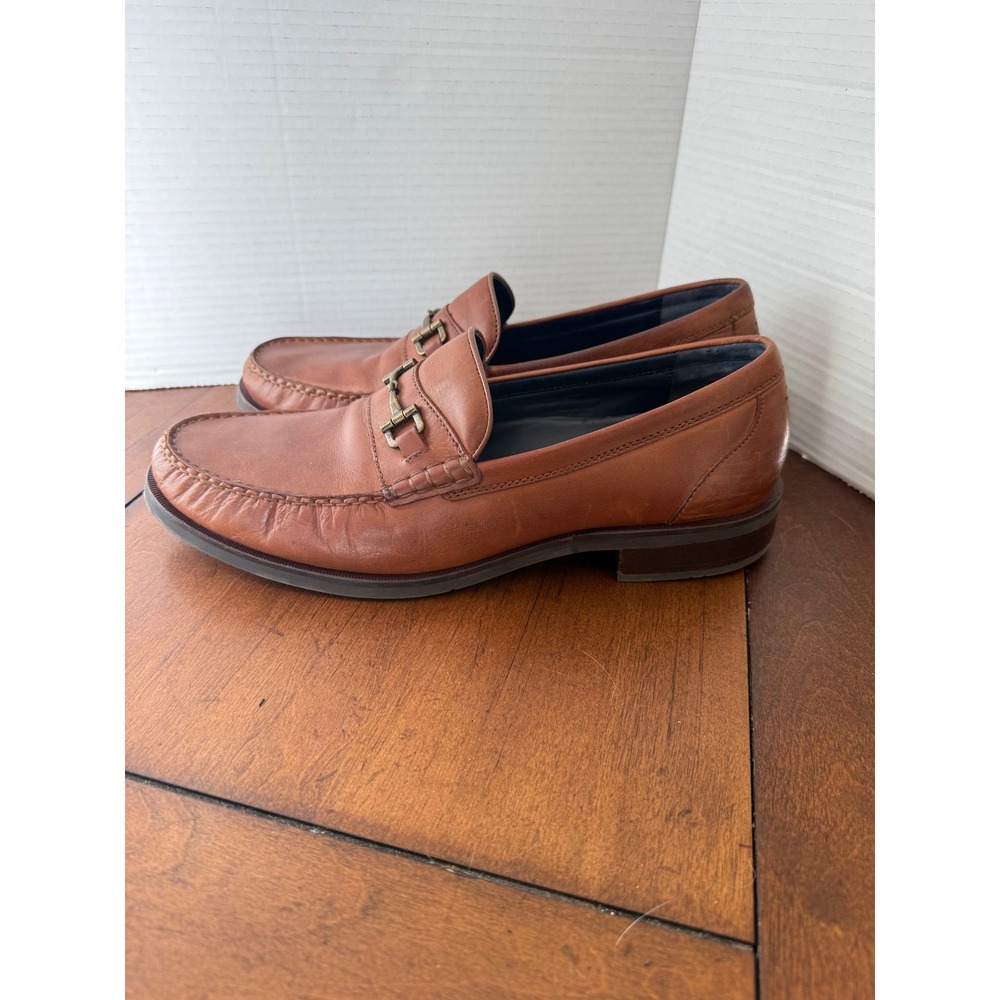 Cole Haan Pinch Grand Venetian Loafer Mens 11.5M Brown Leather Buckle Shoes‎